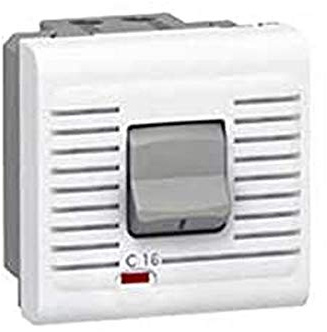 Legrand 077522 Mosaic Uni+Neutre Disjoncteur Magnétothermique, 230V, 16A, 2 Modules, Blanc