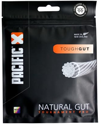 Pacific Tournament Pro Tough Gut Saitenset 2X 6,1m Saitenstärke 1,28 Nude