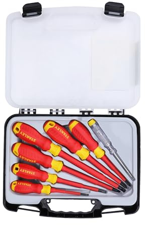Stanley 65980 VDE 7-Piece Screwdriver Set with Bonus Tester