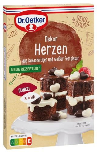 Dr. Oetker Schoko Dekor Herzen, 47 g