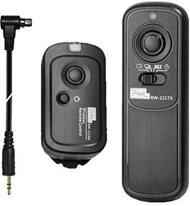 Pixel 2.4GHz Télécommande d'obturation RW221-N3 Déclencheur radio à distance Compatible avec Canon EOS R5 10D 6D-II 1DX-II 1DX-III 1DS-III 1D-C 1D-IV 1DIII 1DII N 5D-II 5D-III 5D-IV 5D 5DS 6D 7DII 50D