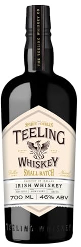 Teeling Small Batch Irish Whiskey, 46% ABV, 70cl / 700ml, Matured in Ex-Bourbon Barrels and Finished in Central American Rum Casks