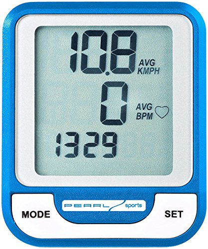 PEARL Sports Fahrradcomputer: Fahrrad-Computer BC-100.wd, kabelgebunden (Kilometerzähler, Fahrradtachometer, Zähler)