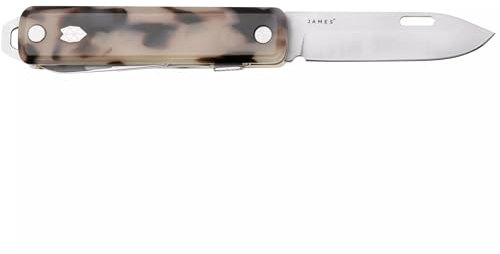 The James Brand Unisex - Adult The Ellis Pocket Knife, Brown, 16 cm