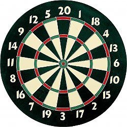 DELUXEHochwertige sunflex Dartscheibe aus Papier in Turniergröße, inkl. 6 Darts.