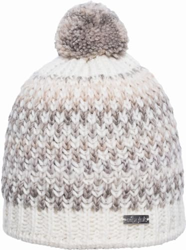 Eisglut Damen beanie Bailey Mütze, Weiß, Einheitsgröße EU