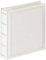 walther Design Photo Album White 200 Photos 10 x 15 cm Memo Slip-in Album Imitation Leather with Embossing, Monza ME-138-W
