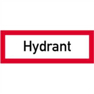 Schild Hydrant Alu reflektierend 10,5x29,7cm