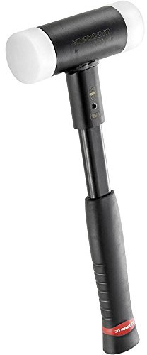 FACOM - Massette Sans Rebond à Embouts Nylon Interchangeables - 212A.60 - Manche en fibre de Verre - Corps Acier - Poignée Ergonomique PVC - Présentation Époxy - Convient pour les Professionnels