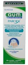GUM Enjuague bucal 0,06% CHX 500 ml, sin alcohol, sabor a menta, paquete de 2 unidades (2 x 500 ml), eliminación de placas, control de placa