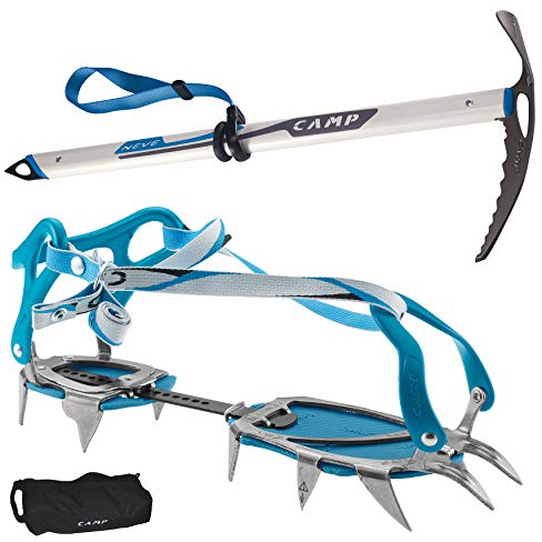 Camp Steigeisen Stalker Universal Blue + Steigeisentasche + Eispickel Neve 65cm