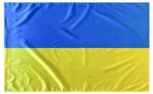 Durabol Bandiera dell' Ucraina 150 x 90 cm Double Pique Satin