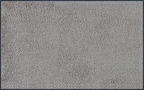 Wash+Dry Fußmatte, Cool Grey 75x120 cm, innen und außen, waschbar