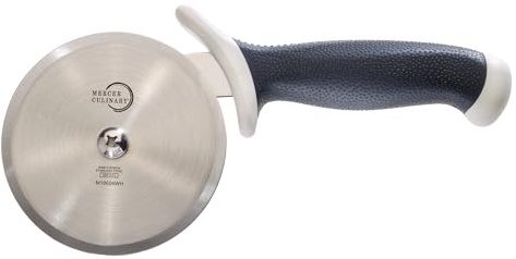 Mercer Culinary Millennia Pizza Cutter with White Handle, 4-Inch Wheel M18604WH