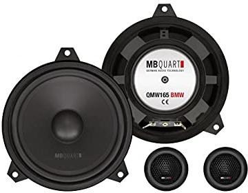 MB Quart QM165 - 16,5cm Lautsprecher-Komponentensystem - Kompatibel mit BMW E46