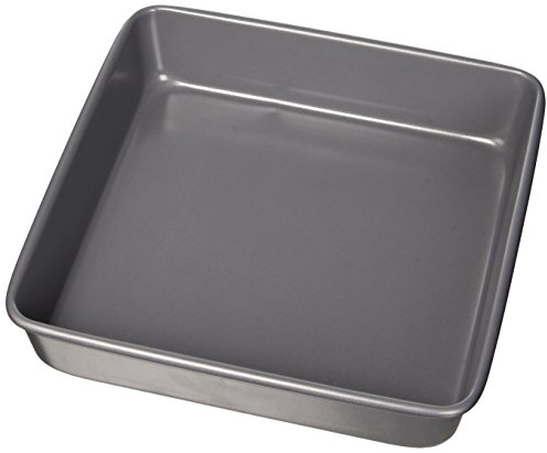 Prochef Square Cake Tin Premium Quality with Teflon's Silicone Coating, Black, 24cm