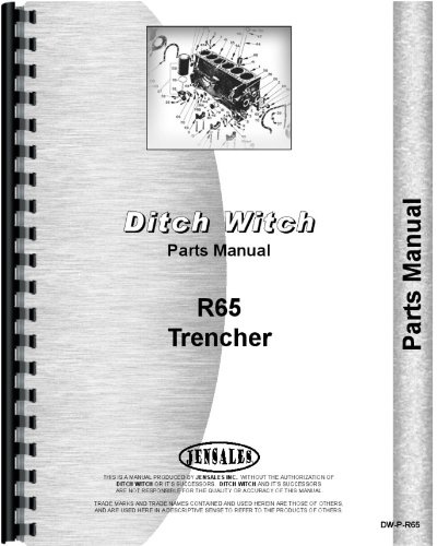 Ditch Witch R-65 Trencher Parts Manual
