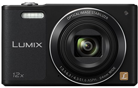 Panasonic Lumix DMC-SZ10EG-K Fotocamera, 16MP, Optical Zoom 12x, Stabilizzatore O.I.S, Wi-Fi Certified, Video HD, Nero