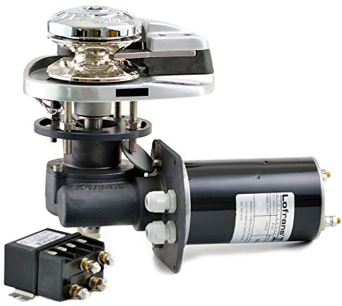 wellenshop Lofrans X1 Ankerwinde vertikal Aluminium 500W 12V Ø Kette 6mm Seil 10-12mm