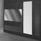 ECD Germany Paneelheizkörper Vertikal 370 x 1400 mm Weiß mit Mittelanschluss, Design Flach Heizkörper Einlagig Badheizkörper Flachheizkörper Designheizkörper Einreihig Heizung Badezimmer/Wohnraum
