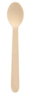 Papstar Kaffeelöffel Holz Pure 10x100Stück