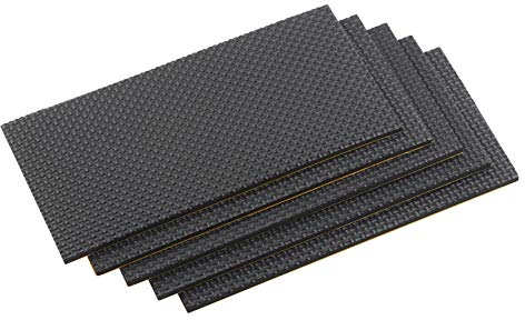 Metafranc Möbel-Pads 100 x 200 mm - selbstklebend - schwarz - 5 Stück - Stoßdämpfend & Geräuschreduzierend / Möbeluntersetzer für empfindliche Böden / Bodenschonende EVA-Pads / Schutzpuffer / 645726