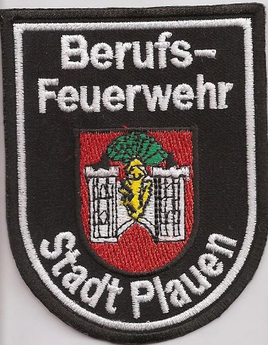 Feuerwehr Berufsfeuerwehr Stadt Plauen Uniform Abzeichen Aufnäher Patch