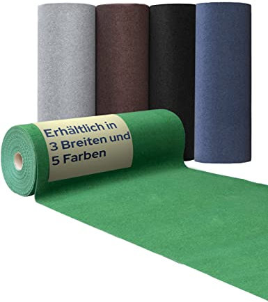 Primaflor Tapis de Gazon Comfort 133x2550 cm Vert Gazon Artificiel extérieur 5 mm, Doux, Surface Plane, perméable à l’Eau, Dos à Picots antidérapants, Largeur 2 ou 4 m au mètre Jusqu’à 50 m
