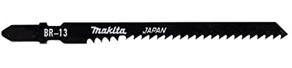 Makita A-85793 Stichsägeblatt BR-13 HCS 5 Stück, Zahnung teils auf Stoß, ideal für schnelle und splitterfreie Schnitte in Holz von 5 bis 65 mm Materialstärke
