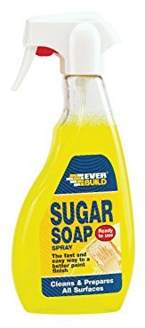 Everbuild 3 X EVBSOAPSPRAY 500 ml Sugar Soap Trigger Spray