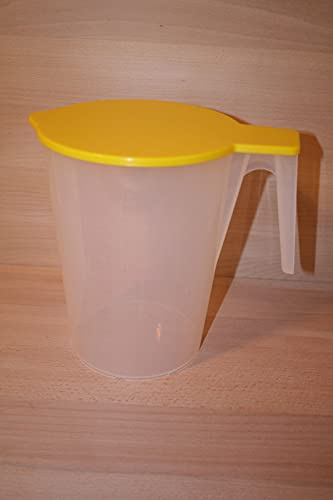 Emil Messbecher Literbecher stapelbar 3 Liter mit Deckel und Skala Gelb