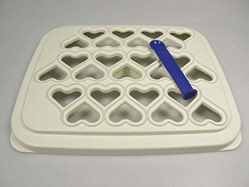 TUPPERWARE Snack Happy-Snack Herz Rivoletto weiß Teigtaschen Ravioli Herzchen