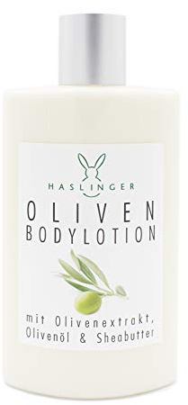 Haslinger Nr. 2514, Oliven Bodylotion / Körpermilch mit Olivenblattextrakt & Sheabutter 200ml
