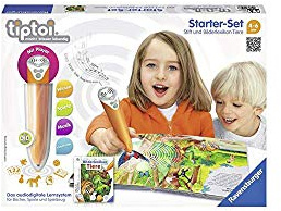 Ravensburger Lernspiel tiptoi Starter-Set mit Stift und Buch Bilderlexikon Tiere - 00508 / Erforsche die Tiere der Welt und ihre Lebensräume
