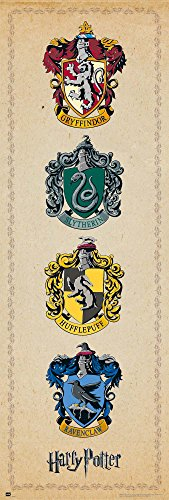 Grupo Erik Editores Harry Potter Haus Wappen – Tür-Poster