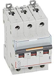 Disjoncteur DX³ 25kA - 3P 400V~ - 2A - courbe C - 3 modules