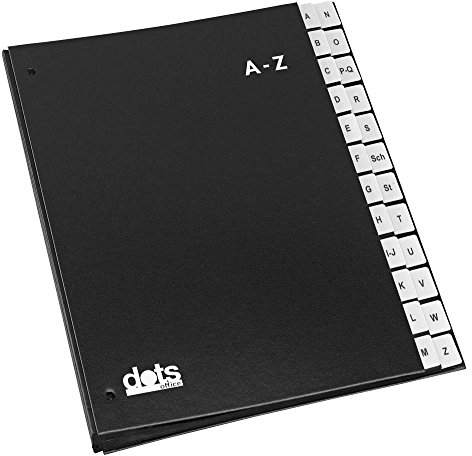 dots 44199-04 Dots Pultordner A-Z schwarz