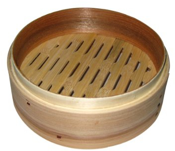 Cedar mini Chinese bamboo steamer only 18cm (Japan import / The package and the manual are written in Japanese)