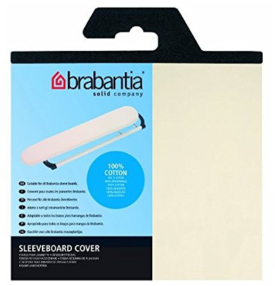 Brabantia 204364 Cotton Beige Ironing Board Cover – Ironing Board Cover (Cotton, Beige, 200 mm, 600 mm)