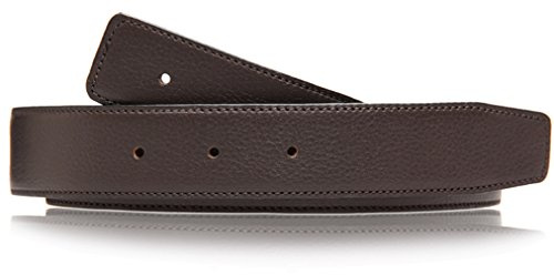 Erdi Ünver Brauner Wendegürtel in echt Leder für Herren & Damen 4 cm Breiter Gürtel in Braun (95 cm)