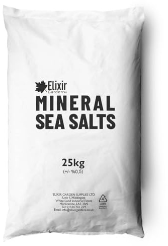 Elixir Gardens Mineral Sea Salts | Various Sizes 500g-25kg | 25kg