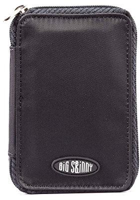 Big Skinny Slim Key Case, Holds Up to 3 Cards, Black