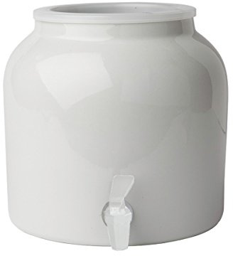 New Wave Enviro Porcelain Water Dispenser, Classic White