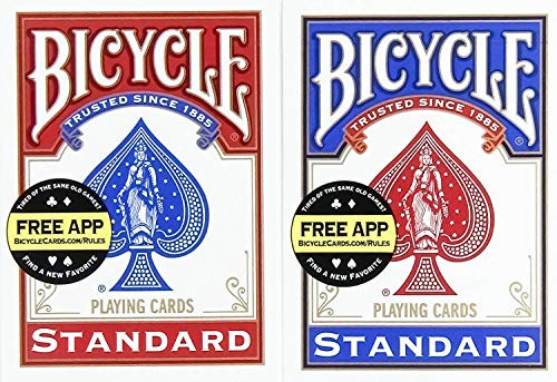Bicycle Tamaño de póquer estándar índice de Juego de Cartas