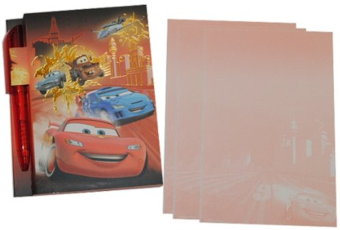 alles-meine.de GmbH Notizblock mit Stift - Cars klein Notizbuch Notizzettel Block Schulanfang
