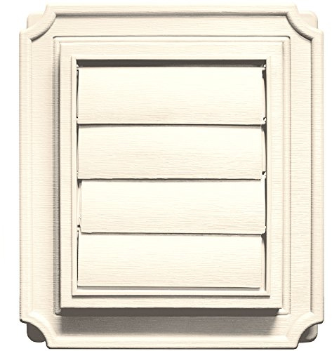 Builders Edge 140137079021 Scalloped Exhaust Vent 021, Sandstone Beige