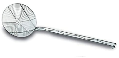 LACOR 63520 Fritierschaufel 20 cm | Aus lebensmittelechtem Edelstahl gefertigt; hohe Korrosionsbeständigkeit und Haltbarkeit im täglichen Gebrauch