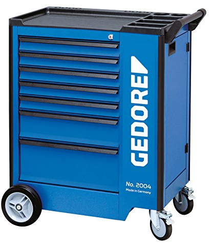 Gedore ABS Rollenschrank 7 Schubladen mit Rollen, 985mm x 775mm x 475mm