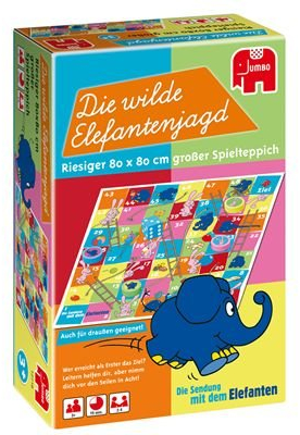 Jumbo 12718 Spiele - Die Wilde Elefantenjagd, Der Elefant