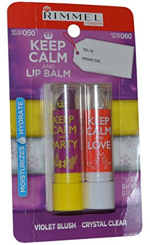 Rimmel Keep Calm and Love Lip Balm Violet Blush